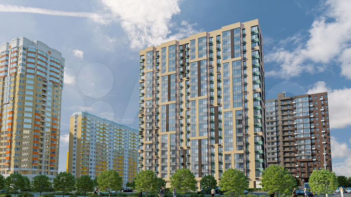 Квартира-студия, 23,1 м², 6/19 эт.