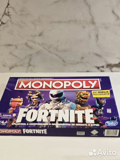 Монополия fortnite, нет героев в комплекте