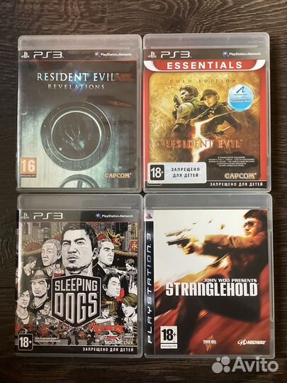 Resident Evil, Sleeping Dogs и др диски PS3