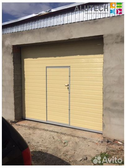 Секционные ворота alutech