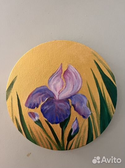 Холст 20см, Ирис