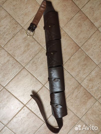 Кожаный патронташ