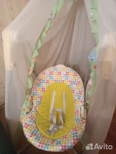 Детские электронные качели graco