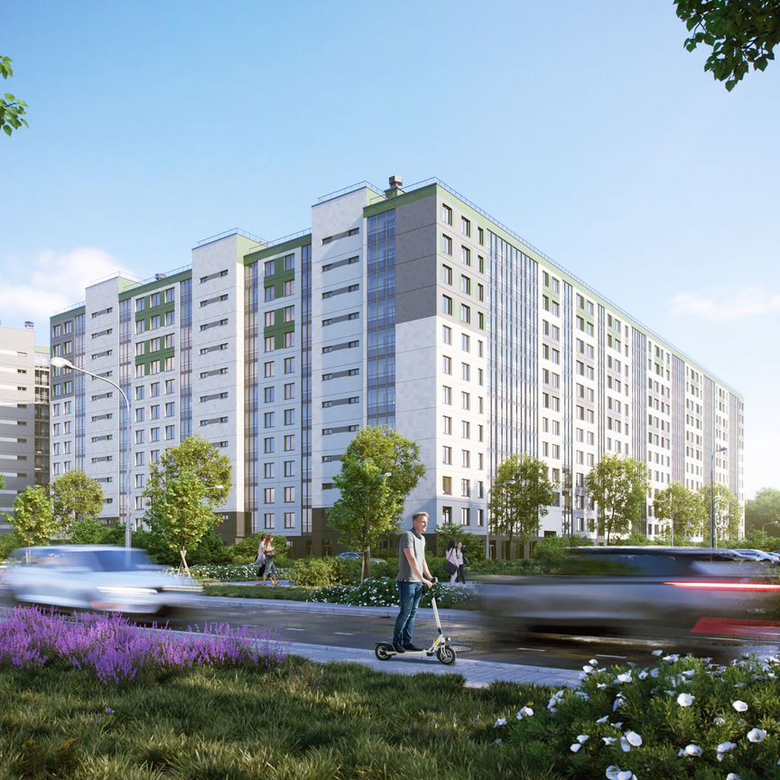 2-к. квартира, 57 м², 9/12 эт.