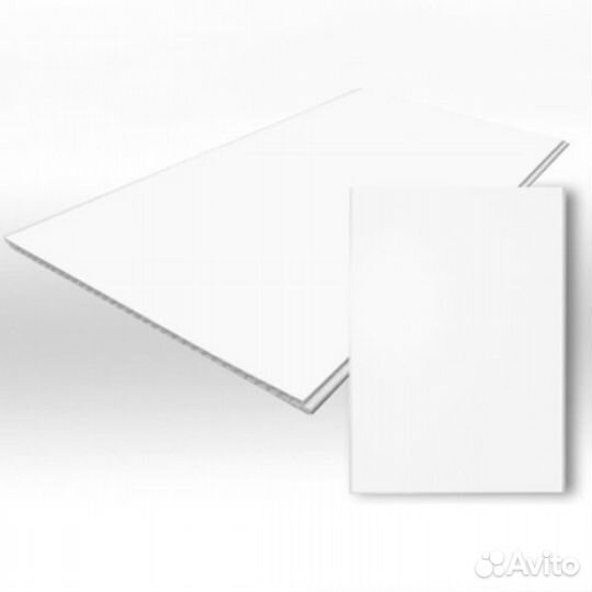 Панель пвх матовая 500х3000х8, цвет белый
