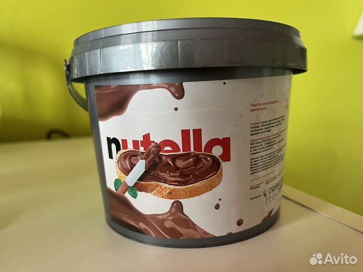 Шоколадная паста нутелла