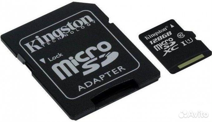 Micro SD карта Kingston Canvas Select 128 Gb