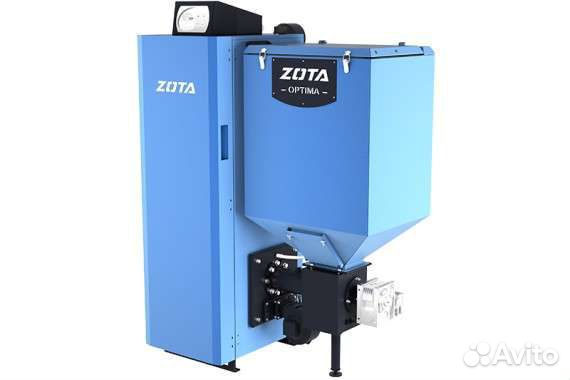 Котел твердотопливный автоматический Optima Zota