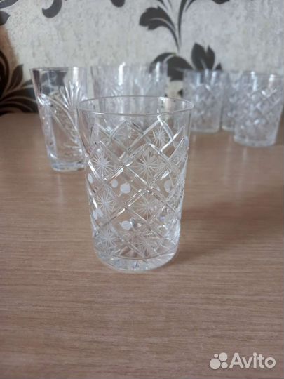 Хрустальные стаканы
