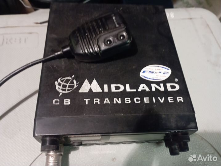 Автомобильная рация с антенной