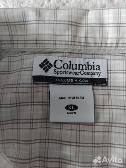 Рубашка columbia XL