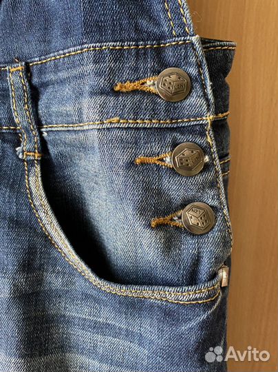 Джинсовый комбинезон для девочки