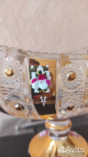 Ваза конфетница на ножке