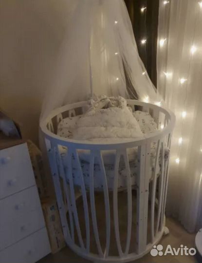 Детская кроватка приставная