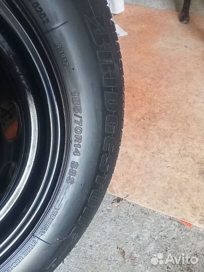 Колесо 185/70R14 5*100 6.0 Bridgestone B391