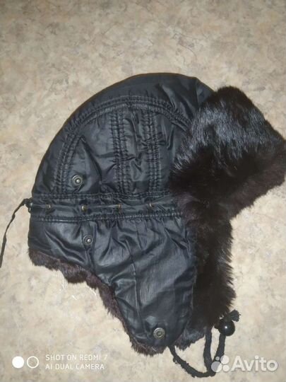 Шапка ушанка детская