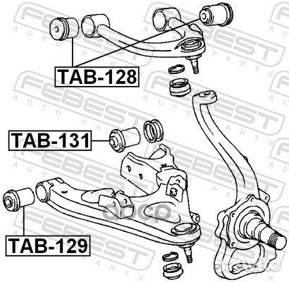 TAB-129 Сайлентблок рычага toyota land cruiser