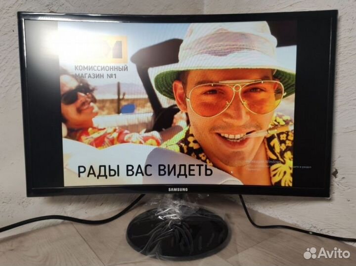 23.5 Монитор Samsung C24F390FHI Black 60Hz 1920x10