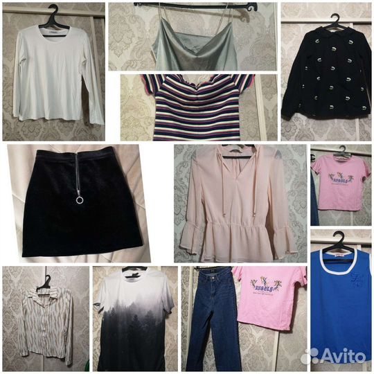 Вещи пакетом и отдельно 40-44