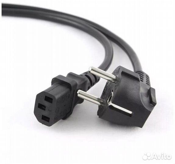 Кабель Питания 1.8м 220V Принтер Компьютер Монитор