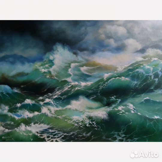 Картина Айвазовского копия Волна пейзаж