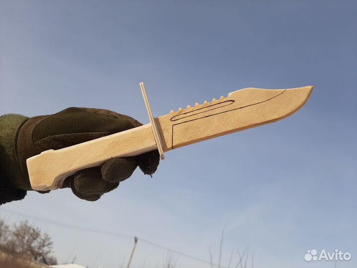 Деревянный макет ножа из Сталкер