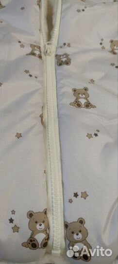 Кокон конверт зимний для новорождённых