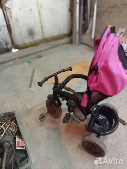 Детский велосипед с родительской ручкой