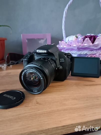 Зеркальный фотоаппарат canon 650d