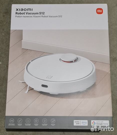 Робот-пылесос Xiaomi Robot Vacuum S12 (BHR7328GL)