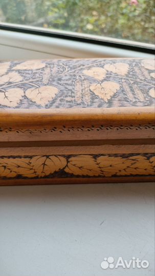 Шкатулка деревянная СССР