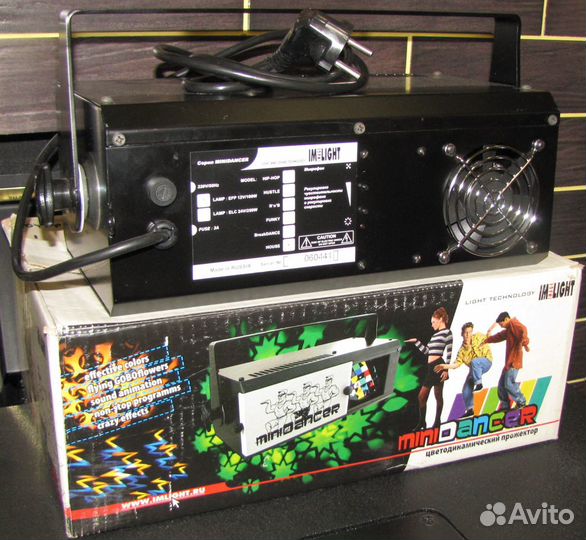 Светомузыка Minidancer House IML Полицвет Gobo Mic