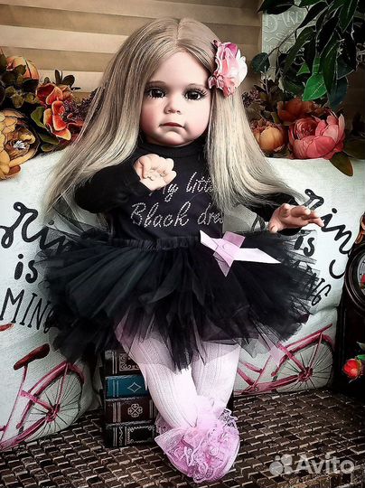 Кукла реборн-малышка 60см 3D роспись