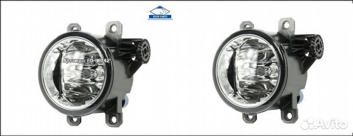 Citroen C4 туманка левая или правая