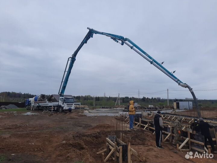 Бетон всех марок. Доставка миксером с завода