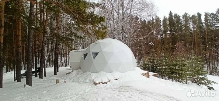 Глэмпинг / кемпинг, геодезические купола под ключ