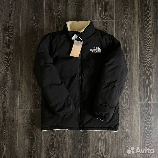 Куртка the north face барашек двусторонняя