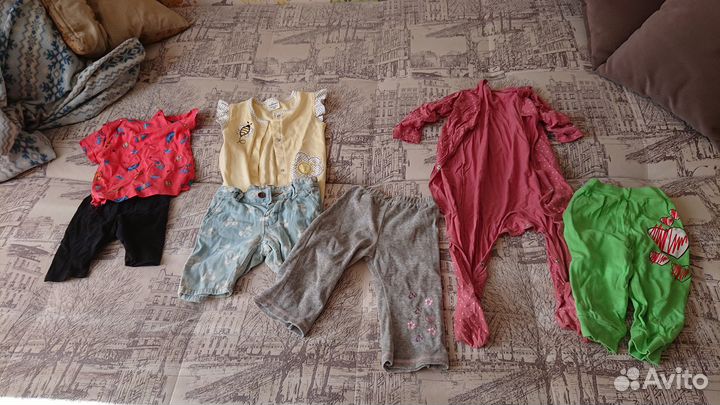Пакет детской одежды от 3- 6 мес