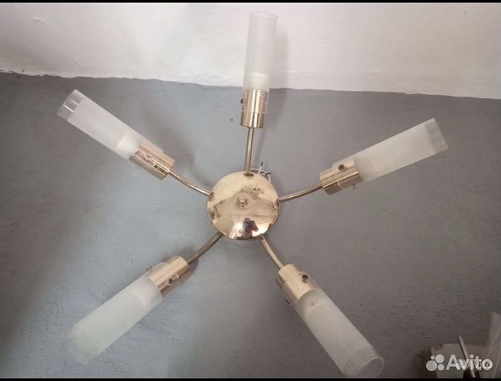 Люстра потолочная бу