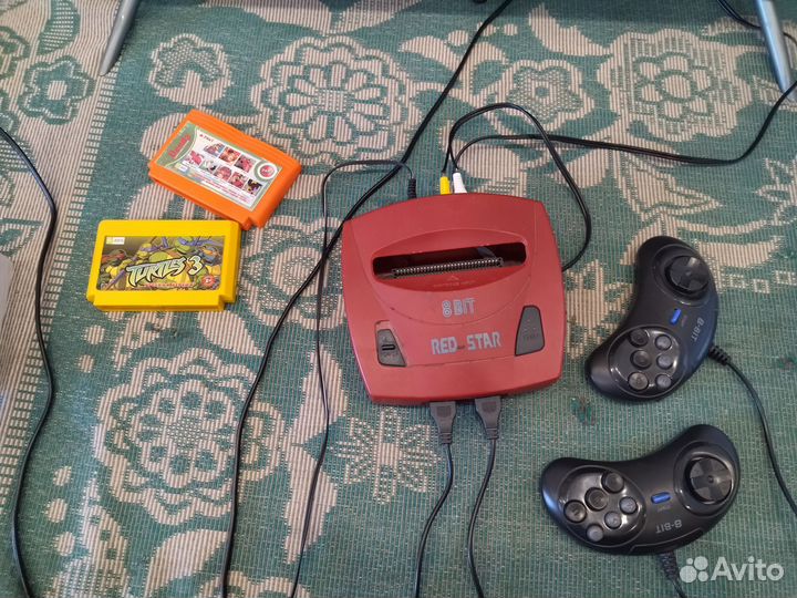 Игровая приставка dendy с картриджами