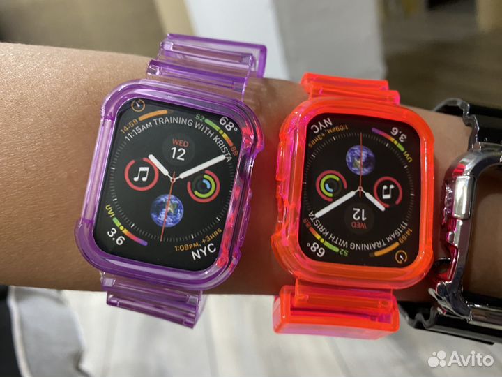 Силиконовый ремень чехол для Apple Watch