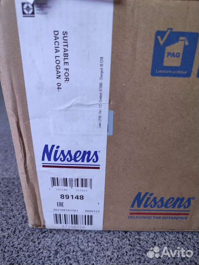 Компрессор кондиционера Nissens 89148