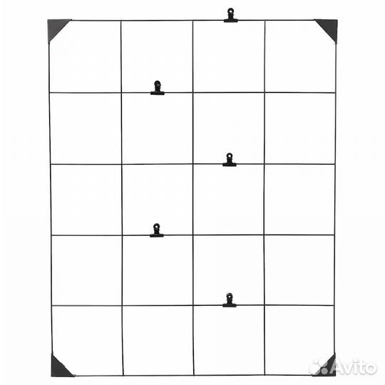 IKEA доска для записей Сесдала с зажимами