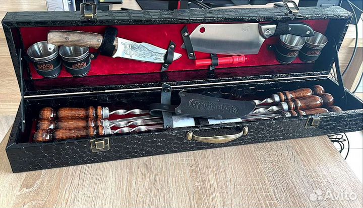 Подарочный набор шампуров для пикника