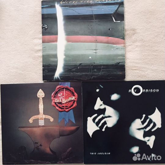 Пластинки Wings,Rick Wakeman,Roy Orbison(UK,orig)