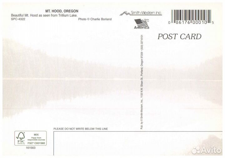 Открытка Smith Western Inc. 4322