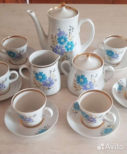 Новый кофейный сервиз Васильки