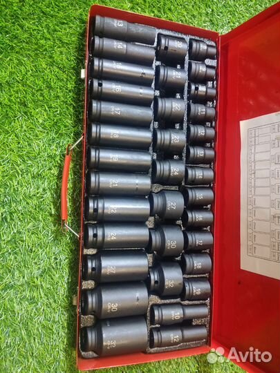 Набор ударных головок для гайковерта