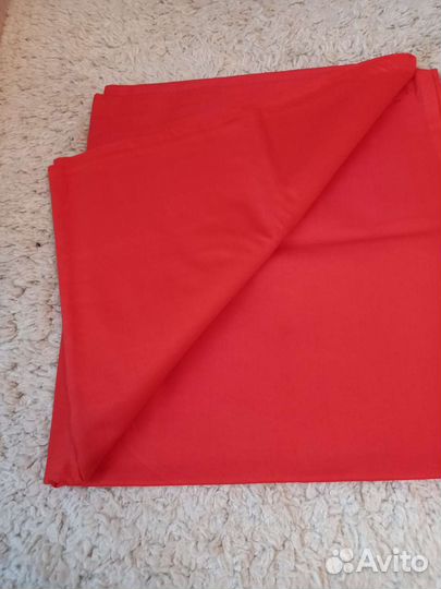 Отрез ткани СССР сатин