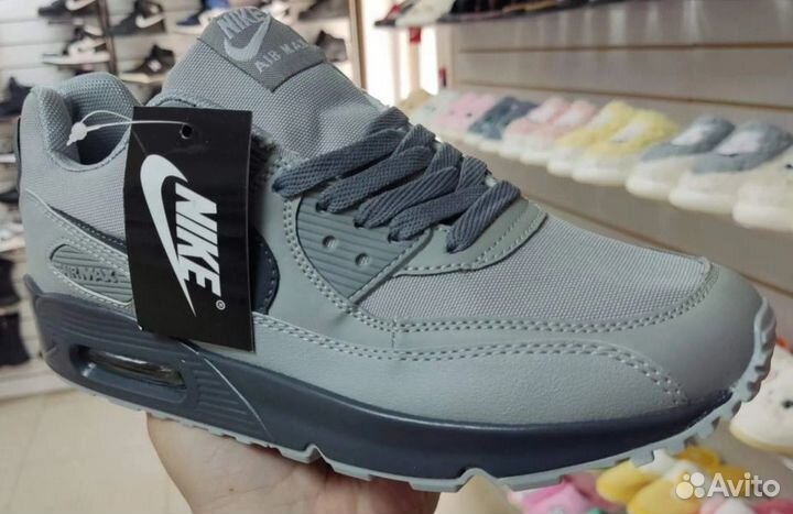 Nike AIR MAX 90 с сеткой р.4243 44 45 46 маломерят